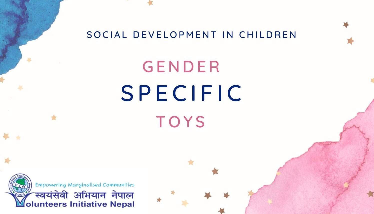 At What Age Children Prefer Gender Specific Toys