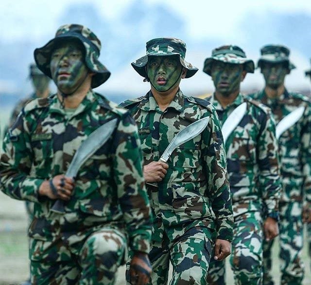 Kukri Drill In Nepal Army Day Ceremony